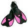Swimming Short Floating Training Diving Fins for US Size S Ankle Width 29 Inch Thermoplastic Rubber for Swimming Scuba Diving Snorkeling  Rose Red