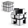6 Pack Mirror Speed Cubes  Puzzle 3x3x3 Gold and Silver Mirror Magic Cube Bulk Set  Kids Brain Teaser Party Favors