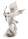 LLADR Straight to The Heart Cupid Angel Figurine Porcelain Cupid Figure
