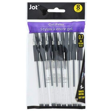 Jot Comfort Grip Gel Pens with Black Ink 8ct Packs