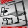 EMB Portable Dj Laptop Stand with Adjustable Height AntiSlip Design Works for Laptops Controllers and CD Players with Shelf Storage