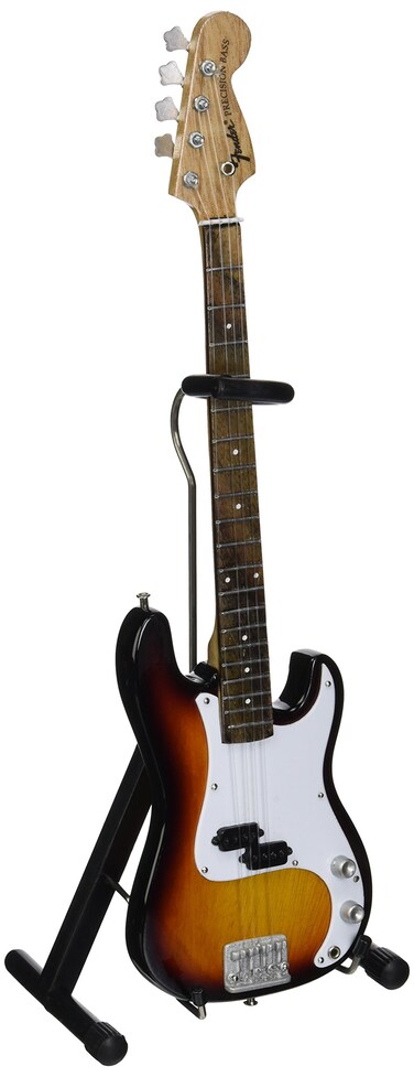 Axe Heaven Fender Precision Bass Sunburst Mini Guitar Replica FP001