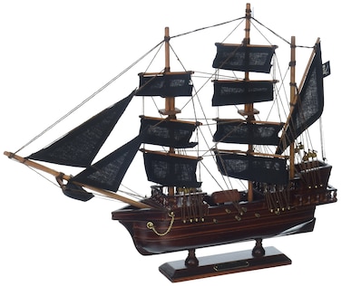 Hampton Nautical Wooden Calico Jacks The William Model Pirate Ship 14