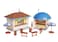 Walthers Trainline HO Scale Model Food Stands Kit with 2 Different Stands