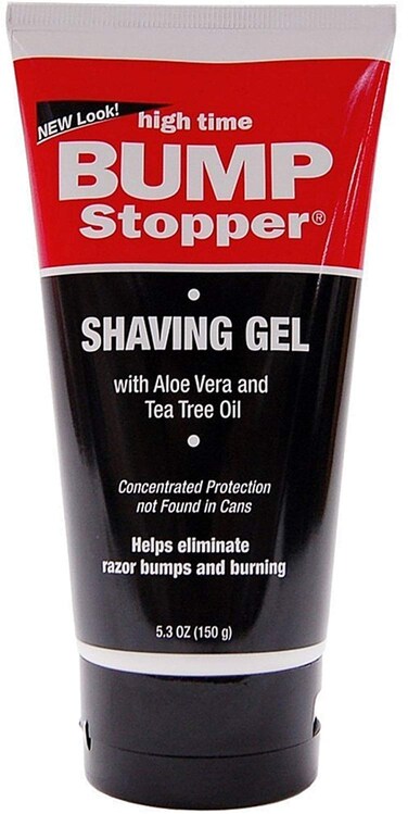 High Time Bump Stopper Shave Gel WAloe  Tea Tree Oil 53 oz Pack of 12