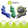 Manimo Snake Weighted Animal 15kg Green