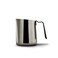 Fellow Eddy Steaming Pitcher  Milk Frother Pitcher with Fluted Spout Premium Barista Tools for Precision Latte Art 188 Stainless Steel Graphite 12oz Jug