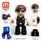 Magnetic Figures Set of 4 Toy People Magnetic Tiles Expansion Pack for Boys and Girls Educational Stem Toys Add on Sets for Magnetic Blocks Bandits Edition