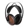 MEZE AUDIO  99 Classics Walnut Silver  Wooden ClosedBack Headphones for Audiophiles  Gaming  Podcasts  Home Office  Wired OverEar Headphones with Mic and Self Adjustable Headband