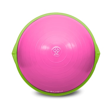 Bosu 7210850 Home Gym Equipment The Original Balance Trainer 65 cm Diameter Pink and Lime Green