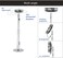 Ivosmart Universal Extendable Video Projector CeilingWall Mount Bracket with Adjustable Height to 413