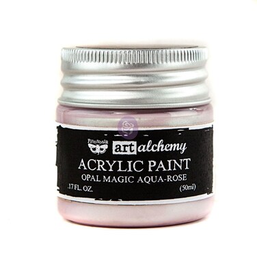 Prima Marketing Finnabair Art Alchemy Acrylic Paint 17 Fluid Ounces Opal Magic AquaRose
