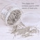 Zealor 2500 Pieces Head Pins 26mm Fine Satin Pin Dressmaker Pins Stainless Steel for Sewing Crafts Quilting