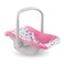 Corolle  Mon Grand Poupon Baby Doll Carrier  Adjustable Handle Fits 14  17 Dolls PinkWhiteGrey