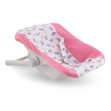 Corolle  Mon Grand Poupon Baby Doll Carrier  Adjustable Handle Fits 14  17 Dolls PinkWhiteGrey