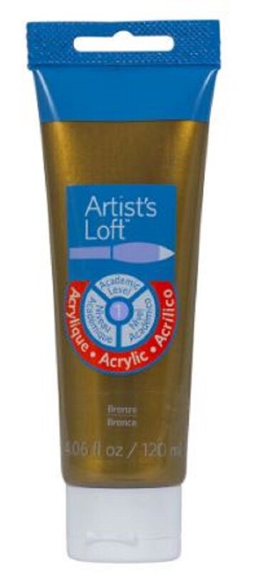 Artists Loft Metallic Acrylic Paint 4 oz Metallic Bronze
