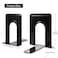 Book Ends OMEYA Metal Bookends Book Ends for Shelves Economy Universal Nonskid Heavy Duty Bookends Shelves Office Black 669 x 49 x 43in3 Pair6 Piece