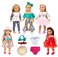 ebuddy 12pc Doll Clothes Accessories with Popular Elements Horn for American 18 inch Girl Doll Most 18 Dolls