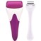DBlosp Ice Roller 2 Ice Rollers Set Face Body Massage Stainless Steel Wheel ABS Wheel Prevent Wrinkles Anti Aging for Face  Eye Wrinkle PuffinessMigrainePain Relief and Minor InjuryPurple