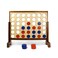 Giant 4 Connect in a Row with Carrying Case and Stained and Finished Legs and Frame