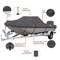 Classic Accessories StormPro HeavyDuty TriHull Outboard Boat Cover Fits boats 17 ft 6 in  18 ft 6 in long x 92 in wide