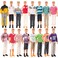 Miunana Random Lot 15 Items for Ken and 115 Inch Dolls EU CEEN71 Certified Include 5 Sets Casual Wear Clothes  5 Pcs Pants  2 Shoes for Ken 3 Dress for 115 Inch Doll