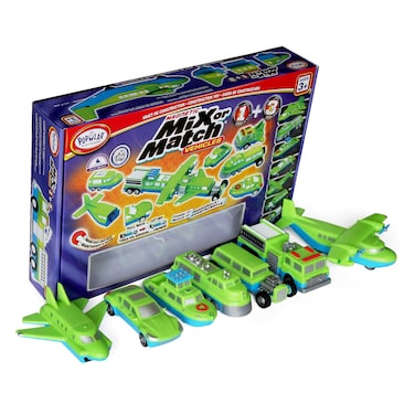 POPULAR PLAYTHINGS Mix or Match Vehicles 1  3 Giant Combo Magnetic Toy Play Set Air Land and Sea Vehicles 60311