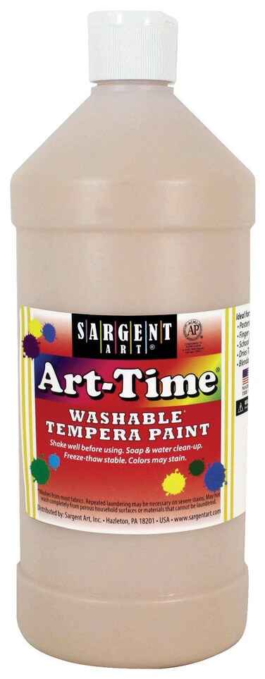 Sargent Art 173587 32 oz Peach ArtTime Washable Tempera Paint
