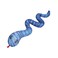Manimo Snake Weighted Animal 15kg Blue