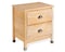 Camaflexi Baja Night Stand  2 Drawer  Solid Wood  Rustic Bedside Table for Bedroom Living Room Sofa Couch Hall  Metal Drawer Pulls Barnwood Finish Brown