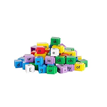 hand2mind Letter Pattern Reading Rods Build a Word with Alphabet Blocks Early Readers Linking Cubes Reading Manipulatives Montessori Alphabet 1st Grade Reading Homeschool Supplies Set of 141