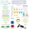 Flytianmy 100Pcs Aluminum Crochet Hooks SetYarn Knitting Needles Sewing Tools KitEasy to Carry