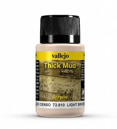 Vallejo Light Brown Thick Mud Model Paint Kit 40ml