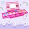 AMOSTING Real Makeup Toy for Girls Pretend Play Cosmetic Set Make Up Toys Kit Gifts for Toddler Kids