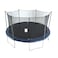 ActivPlay 16 Round Trampoline  Enclosure Navy Blue