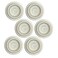 Iconikal Rubber Door Stopper for Wall 6Pack