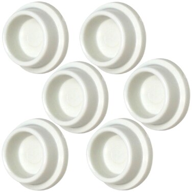 Iconikal Rubber Door Stopper for Wall 6Pack