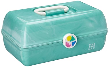 Caboodles OnTheGo Girl Retro Case Sea Foam Marble