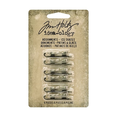 Tim Holtz Ideaology Tim Holtz Adornments Ice Skates for Arts and Crafts
