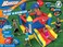 Banzai Colorful Large Outdoor Kids Big Bop Inflatable Boxing Ring Bounce House Castle Jumper w Slide Mesh Door Walls and 2 Pairs of Blow Up Gloves