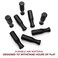 Hathaway Premium Replacement Handles for Standard Foosball Tables Black