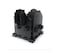 Ozco 56671 Laredo Sunset 6 in x 6 in Elevated Post Base with Single Rail Saddle Black Galvanized Steel 1 kit per pack