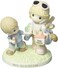 Precious Moments Mom Youve Got It All Mother  Son with Sports Gear Bisque Porcelain Home Decor Collectible Figurine 173008