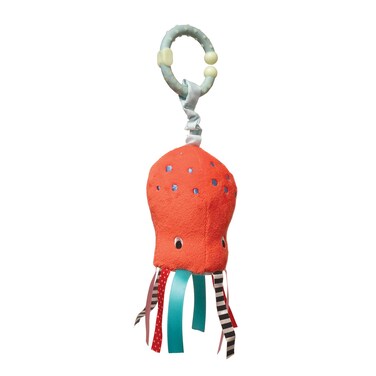 Manhattan Toy Under The Sea Octopus Rattle  Mirror Travel Toy