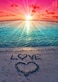 5D Diamond Painting DIY Full Drill Rhinestones ABEUTY Seaside Beach Love Paint with Diamonds Crystal Diamond Art Kits Beach