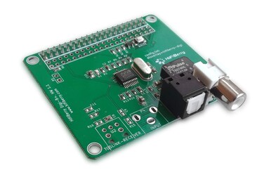 HiFiBerry Digi Standard Version Digital Sound Card for Raspberry Pi 2 Model BB  A with Toslink and Coax Connection