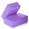 Blocks Pilates Yoga Foaming Foam Brick Exercise Fitness Stretching Aid Gym Yoga 2 pcs Purple