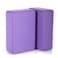Blocks Pilates Yoga Foaming Foam Brick Exercise Fitness Stretching Aid Gym Yoga 2 pcs Purple