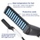 Quick Beard Straightening Comb  Electric Hair Comb Hair Styler for Men  Tame Finish Multifunctional Styling Hair Comb  Show Cap Tool for Men Women Hair Curling Curler US Plug