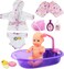 Click N Play Newborn Baby Doll Bath Time Play Set with Accessories